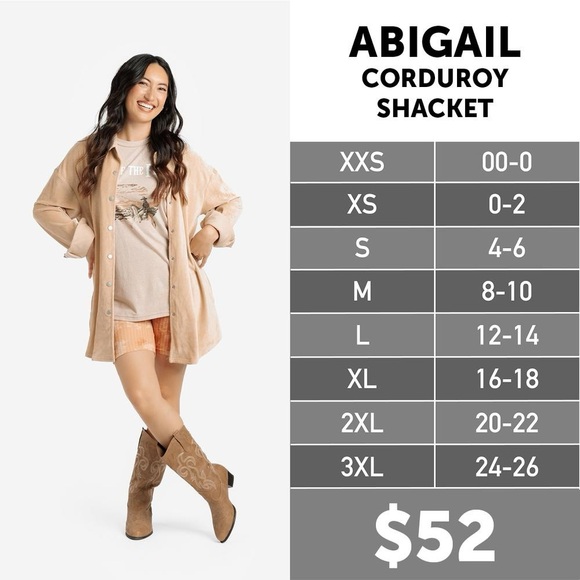 Corduroy soft shacket- soft and stretchy! - Picture 1 of 5